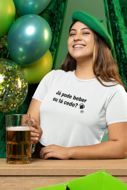 Quero Camisa - Camisas Personalizadas - Capitão Gecko - Já pode beber ou tá cedo?