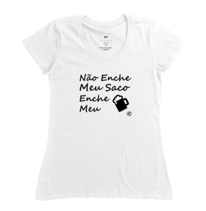 Quero Camisa - Camisas Personalizadas - Capitão Gecko - Não enche meu saco, enche meu copo