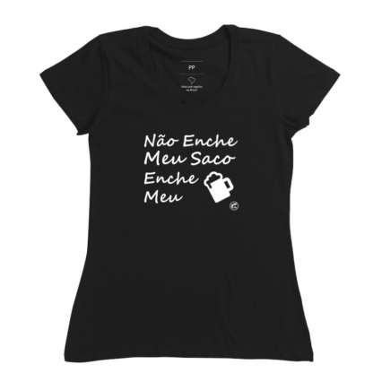 Quero Camisa - Camisas Personalizadas - Capitão Gecko - Não enche meu saco, enche meu copo