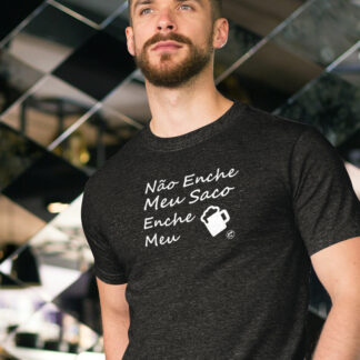 Quero Camisa - Camisas Personalizadas - Capitão Gecko - Não enche meu saco, enche meu copo