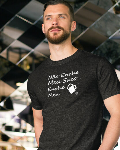 Quero Camisa - Camisas Personalizadas - Capitão Gecko - Não enche meu saco, enche meu copo