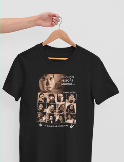 Eu ouço pessoas mortas, o tempo todo - Camisetas Capitão Gecko