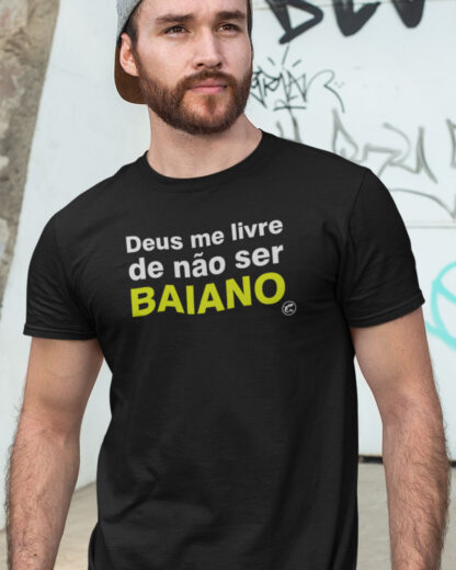 Camiseta de Boteco Deus me livre de n ser Baiano